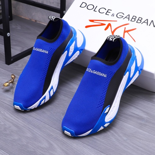 Cheap Dolce &amp; Gabbana D&amp;G Casual Shoes For Men #1243015 Replica Wholesale [$80.00 USD] [ITEM#1243015] on Replica Dolce &amp; Gabbana D&amp;G Casual Shoes