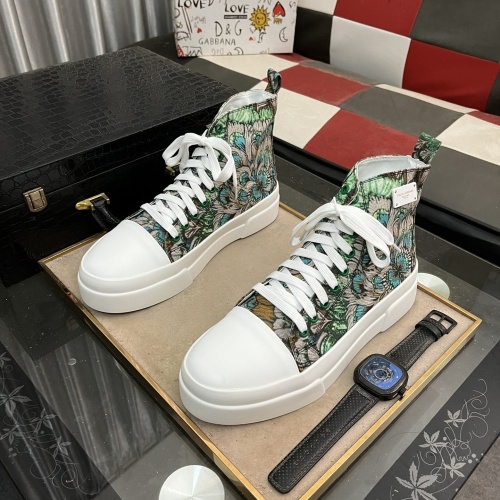 Cheap Dolce &amp; Gabbana D&amp;G High Top Shoes For Men #1243028 Replica Wholesale [$80.00 USD] [ITEM#1243028] on Replica Dolce &amp; Gabbana D&amp;G High Top Shoes