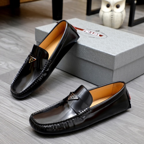 Cheap Prada Leather Shoes For Men #1243175 Replica Wholesale [$72.00 USD] [ITEM#1243175] on Replica Prada Leather Shoes