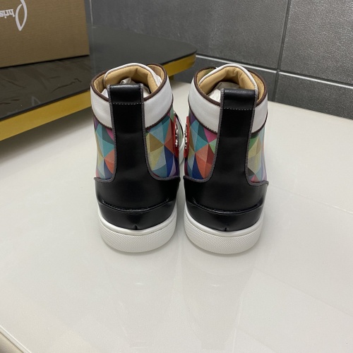 Cheap Christian Louboutin High Top Shoes For Men #1243189 Replica Wholesale [$96.00 USD] [ITEM#1243189] on Replica Christian Louboutin High Top Shoes