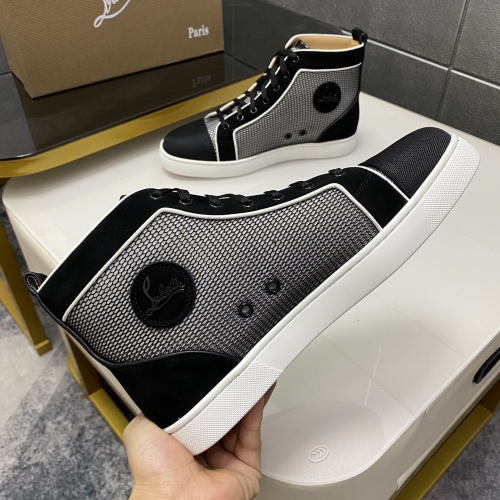 Cheap Christian Louboutin High Top Shoes For Men #1243191 Replica Wholesale [$96.00 USD] [ITEM#1243191] on Replica Christian Louboutin High Top Shoes