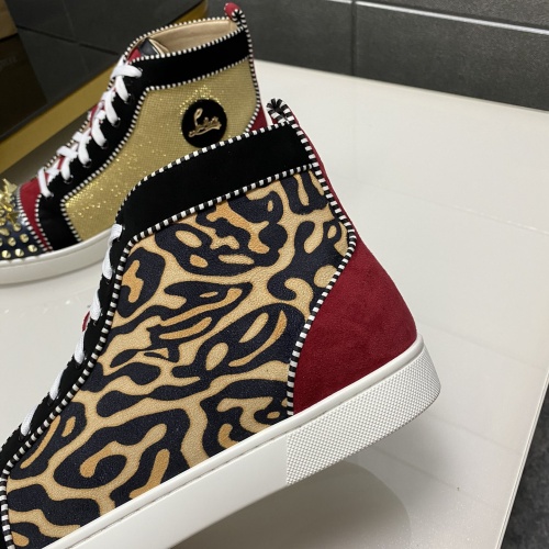 Cheap Christian Louboutin High Top Shoes For Men #1243193 Replica Wholesale [$98.00 USD] [ITEM#1243193] on Replica Christian Louboutin High Top Shoes