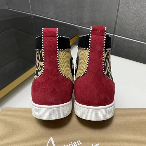 Cheap Christian Louboutin High Top Shoes For Men #1243193 Replica Wholesale [$98.00 USD] [ITEM#1243193] on Replica Christian Louboutin High Top Shoes