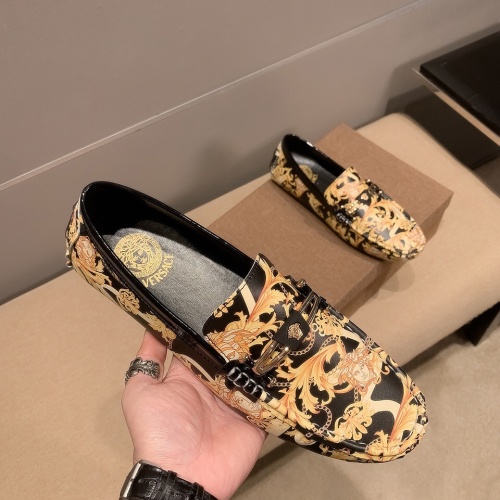 Cheap Versace Leather Shoes For Men #1243219 Replica Wholesale [$68.00 USD] [ITEM#1243219] on Replica Versace Leather Shoes