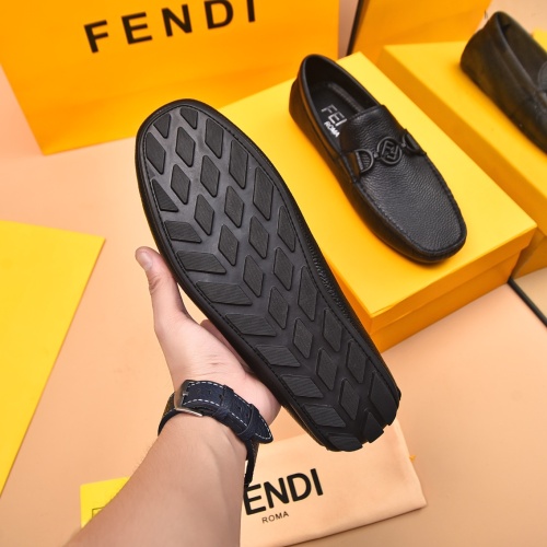 Cheap Fendi Leather Shoes For Men #1243233 Replica Wholesale [$80.00 USD] [ITEM#1243233] on Replica Fendi Leather Shoes