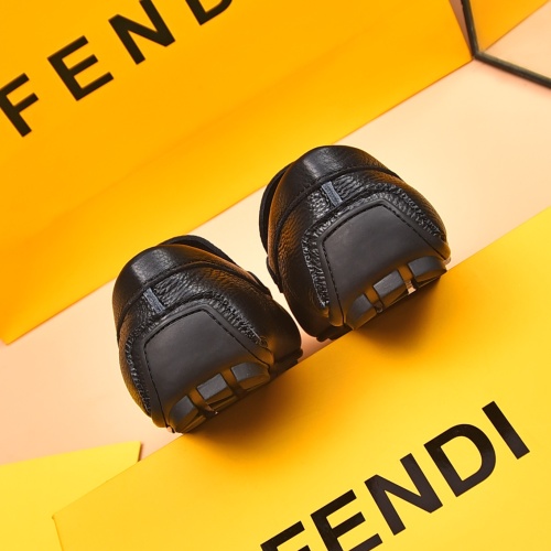 Cheap Fendi Leather Shoes For Men #1243233 Replica Wholesale [$80.00 USD] [ITEM#1243233] on Replica Fendi Leather Shoes