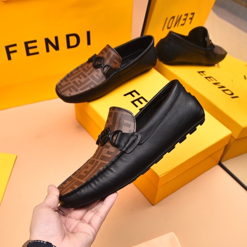 Cheap Fendi Leather Shoes For Men #1243234 Replica Wholesale [$80.00 USD] [ITEM#1243234] on Replica Fendi Leather Shoes