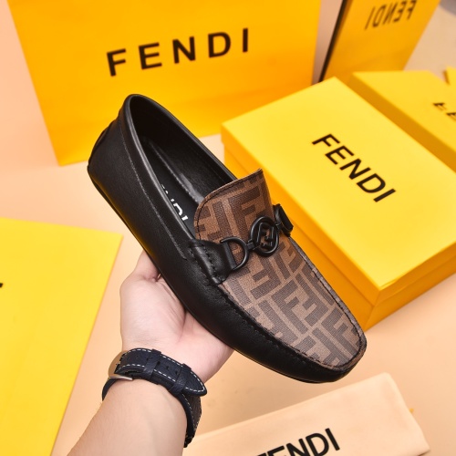 Cheap Fendi Leather Shoes For Men #1243234 Replica Wholesale [$80.00 USD] [ITEM#1243234] on Replica Fendi Leather Shoes