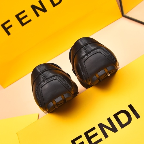 Cheap Fendi Leather Shoes For Men #1243235 Replica Wholesale [$80.00 USD] [ITEM#1243235] on Replica Fendi Leather Shoes