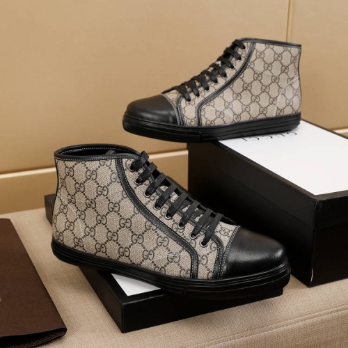 Cheap Gucci High Tops Shoes For Men #1243268 Replica Wholesale [$68.00 USD] [ITEM#1243268] on Replica Gucci High Tops Shoes