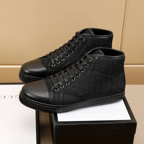 Cheap Gucci High Tops Shoes For Men #1243270 Replica Wholesale [$68.00 USD] [ITEM#1243270] on Replica Gucci High Tops Shoes