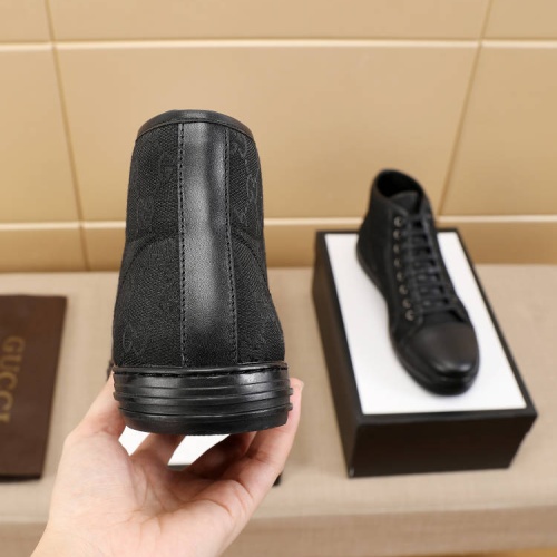 Cheap Gucci High Tops Shoes For Men #1243270 Replica Wholesale [$68.00 USD] [ITEM#1243270] on Replica Gucci High Tops Shoes