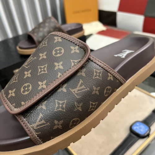 Cheap Louis Vuitton Slippers For Men #1243277 Replica Wholesale [$56.00 USD] [ITEM#1243277] on Replica Louis Vuitton Slippers