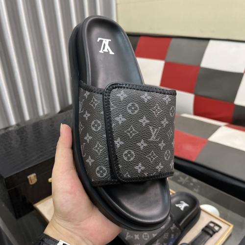 Cheap Louis Vuitton Slippers For Men #1243278 Replica Wholesale [$56.00 USD] [ITEM#1243278] on Replica Louis Vuitton Slippers