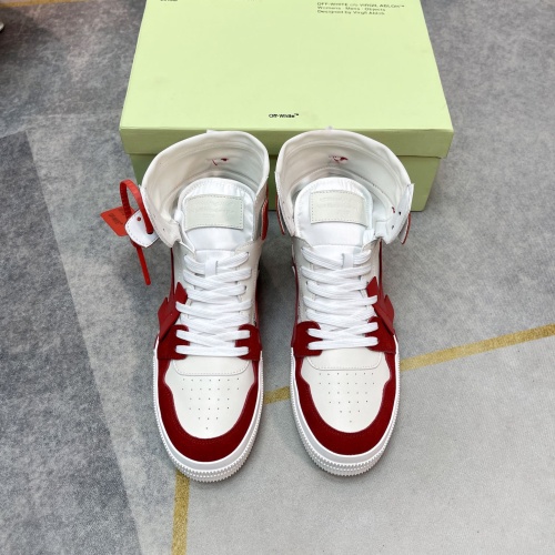 Cheap Off-White High Tops Shoes For Men #1243393 Replica Wholesale [$102.00 USD] [ITEM#1243393] on Replica Off-White High Tops Shoes