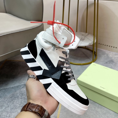 Cheap Off-White High Tops Shoes For Men #1243395 Replica Wholesale [$102.00 USD] [ITEM#1243395] on Replica Off-White High Tops Shoes