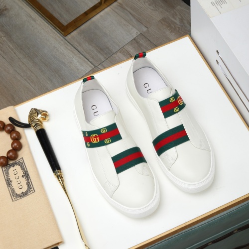 Cheap Gucci Casual Shoes For Men #1243406 Replica Wholesale [$82.00 USD] [ITEM#1243406] on Replica Gucci Casual Shoes