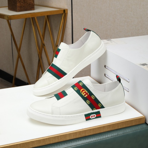 Cheap Gucci Casual Shoes For Men #1243406 Replica Wholesale [$82.00 USD] [ITEM#1243406] on Replica Gucci Casual Shoes