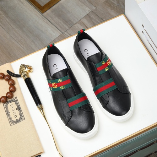 Cheap Gucci Casual Shoes For Men #1243407 Replica Wholesale [$82.00 USD] [ITEM#1243407] on Replica Gucci Casual Shoes