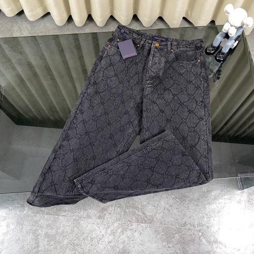 Cheap Louis Vuitton LV Jeans For Unisex #1243431 Replica Wholesale [$64.00 USD] [ITEM#1243431] on Replica Louis Vuitton LV Jeans