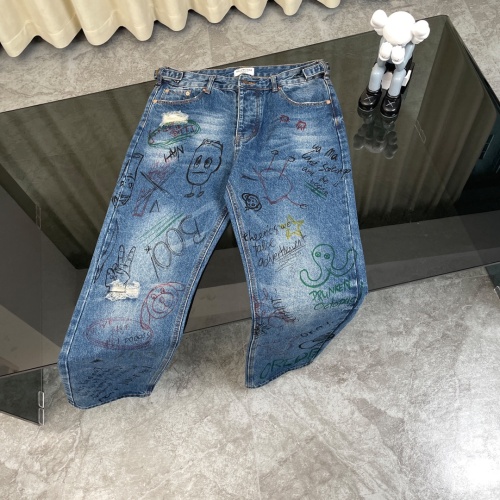 Cheap Balenciaga Jeans For Unisex #1243455 Replica Wholesale [$64.00 USD] [ITEM#1243455] on Replica Balenciaga Jeans