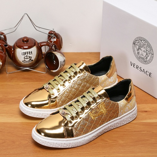 Cheap Versace Casual Shoes For Men #1243476 Replica Wholesale [$68.00 USD] [ITEM#1243476] on Replica Versace Casual Shoes