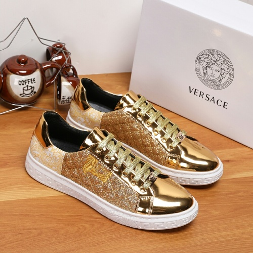 Cheap Versace Casual Shoes For Men #1243476 Replica Wholesale [$68.00 USD] [ITEM#1243476] on Replica Versace Casual Shoes