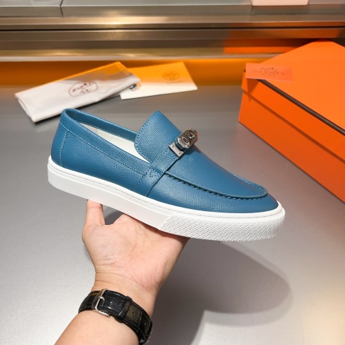 Cheap Hermes Casual Shoes For Men #1243535 Replica Wholesale [$125.00 USD] [ITEM#1243535] on Replica Hermes Casual Shoes