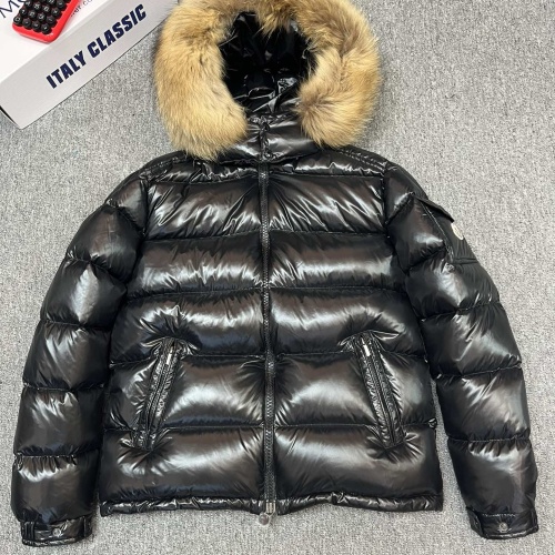 Cheap Moncler Down Feather Coat Long Sleeved For Men #1243572 Replica Wholesale [$175.00 USD] [ITEM#1243572] on Replica Moncler Down Feather Coat