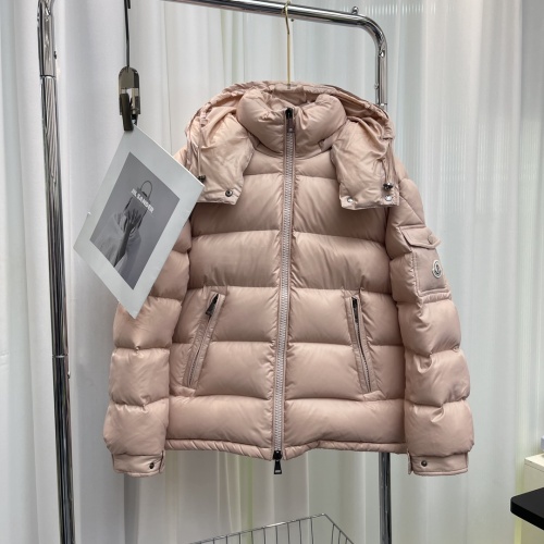 Cheap Moncler Down Feather Coat Long Sleeved For Women #1243575 Replica Wholesale [$140.00 USD] [ITEM#1243575] on Replica Moncler Down Feather Coat