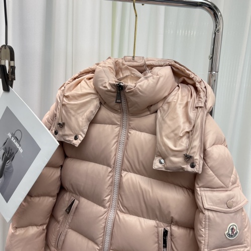 Cheap Moncler Down Feather Coat Long Sleeved For Women #1243575 Replica Wholesale [$140.00 USD] [ITEM#1243575] on Replica Moncler Down Feather Coat