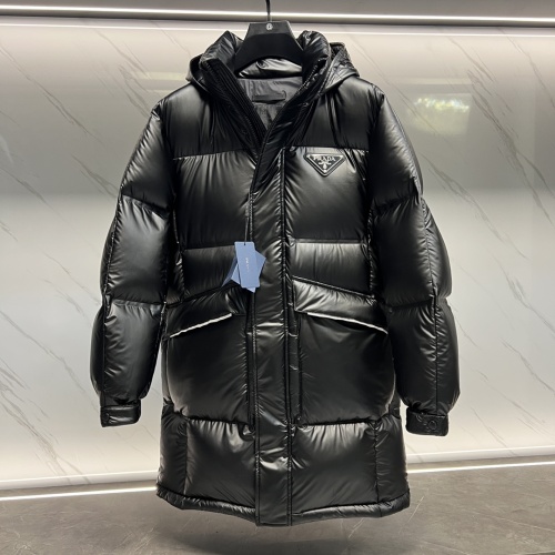 Cheap Prada Down Feather Coat Long Sleeved For Unisex #1243579 Replica Wholesale [$215.00 USD] [ITEM#1243579] on Replica Prada Down Feather Coat