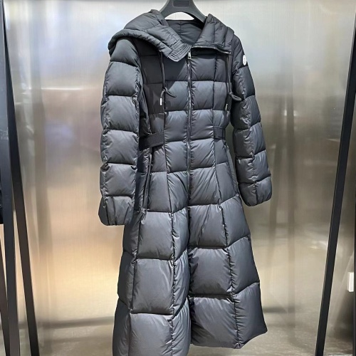 Cheap Moncler Down Feather Coat Long Sleeved For Women #1243582 Replica Wholesale [$225.00 USD] [ITEM#1243582] on Replica Moncler Down Feather Coat