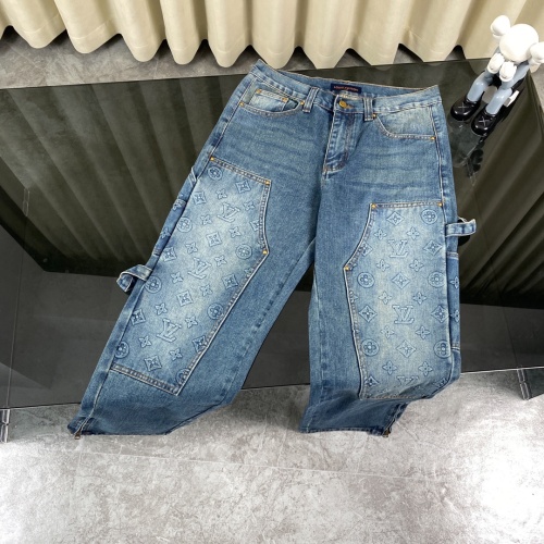 Cheap Louis Vuitton LV Jeans For Unisex #1243591 Replica Wholesale [$68.00 USD] [ITEM#1243591] on Replica Louis Vuitton LV Jeans