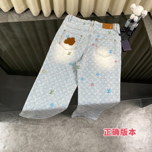 Cheap Louis Vuitton LV Jeans For Unisex #1243605 Replica Wholesale [$72.00 USD] [ITEM#1243605] on Replica Louis Vuitton LV Jeans