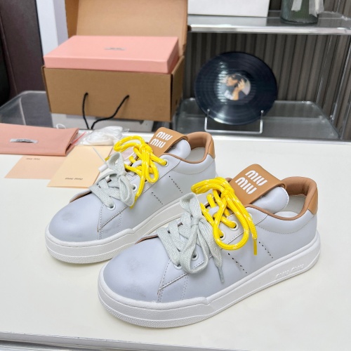 Cheap MIU MIU Casual Shoes For Women #1243710 Replica Wholesale [$100.00 USD] [ITEM#1243710] on Replica MIU MIU Casual Shoes