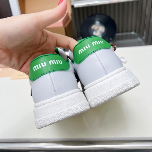 Cheap MIU MIU Casual Shoes For Women #1243711 Replica Wholesale [$100.00 USD] [ITEM#1243711] on Replica MIU MIU Casual Shoes