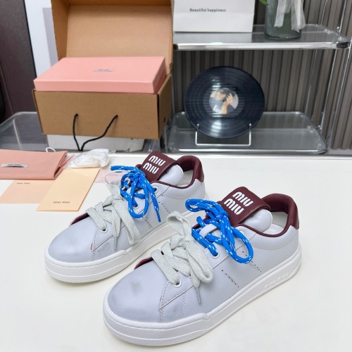 Cheap MIU MIU Casual Shoes For Women #1243712 Replica Wholesale [$100.00 USD] [ITEM#1243712] on Replica MIU MIU Casual Shoes