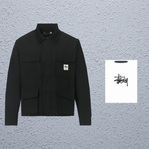 Cheap Stussy Jackets Long Sleeved For Unisex #1243714 Replica Wholesale [$80.00 USD] [ITEM#1243714] on Replica Stussy Jackets