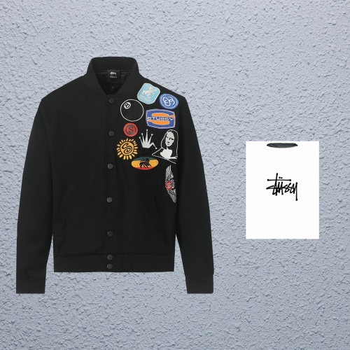 Cheap Stussy Jackets Long Sleeved For Unisex #1243715 Replica Wholesale [$80.00 USD] [ITEM#1243715] on Replica Stussy Jackets