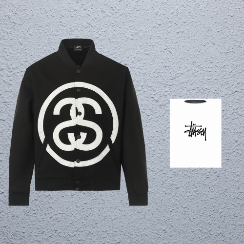 Cheap Stussy Jackets Long Sleeved For Unisex #1243716 Replica Wholesale [$80.00 USD] [ITEM#1243716] on Replica Stussy Jackets