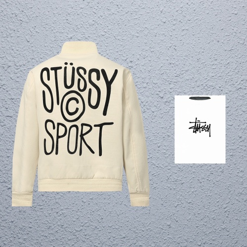 Cheap Stussy Jackets Long Sleeved For Unisex #1243717 Replica Wholesale [$80.00 USD] [ITEM#1243717] on Replica Stussy Jackets