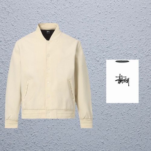 Cheap Stussy Jackets Long Sleeved For Unisex #1243717 Replica Wholesale [$80.00 USD] [ITEM#1243717] on Replica Stussy Jackets