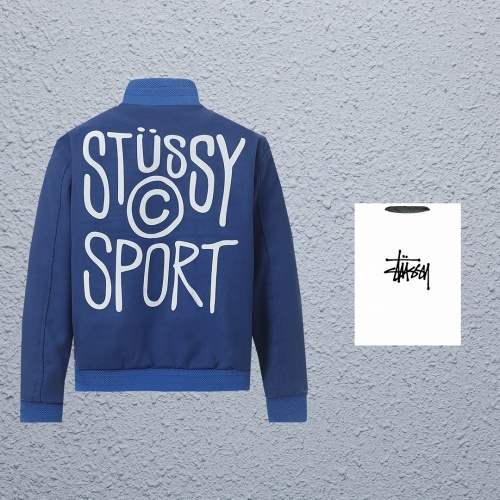 Cheap Stussy Jackets Long Sleeved For Unisex #1243718 Replica Wholesale [$80.00 USD] [ITEM#1243718] on Replica Stussy Jackets