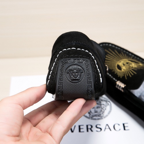 Cheap Versace Leather Shoes For Men #1243744 Replica Wholesale [$68.00 USD] [ITEM#1243744] on Replica Versace Leather Shoes