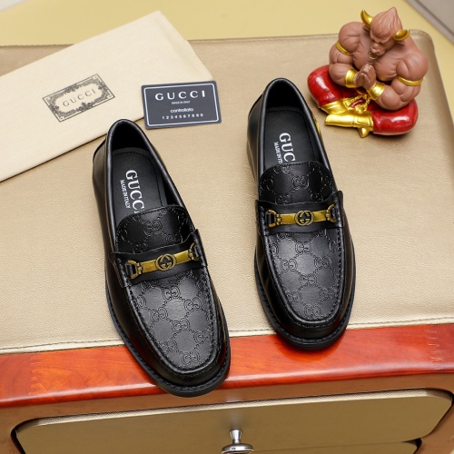 Cheap Gucci Oxfords Shoes For Men #1243763 Replica Wholesale [$85.00 USD] [ITEM#1243763] on Replica Gucci Oxfords Shoes