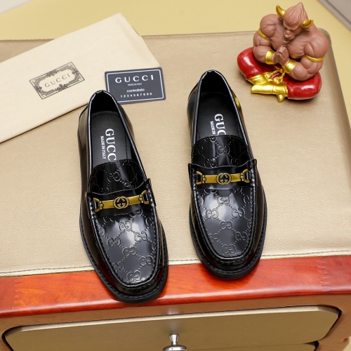 Cheap Gucci Oxfords Shoes For Men #1243764 Replica Wholesale [$85.00 USD] [ITEM#1243764] on Replica Gucci Oxfords Shoes