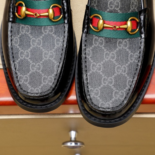 Cheap Gucci Oxfords Shoes For Men #1243773 Replica Wholesale [$85.00 USD] [ITEM#1243773] on Replica Gucci Oxfords Shoes