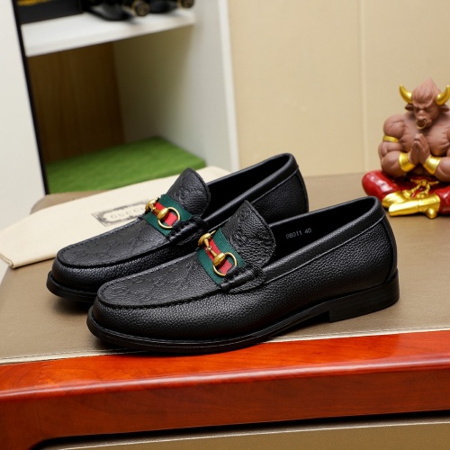 Cheap Gucci Oxfords Shoes For Men #1243774 Replica Wholesale [$85.00 USD] [ITEM#1243774] on Replica Gucci Oxfords Shoes