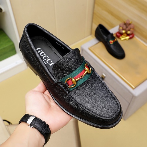 Cheap Gucci Oxfords Shoes For Men #1243774 Replica Wholesale [$85.00 USD] [ITEM#1243774] on Replica Gucci Oxfords Shoes